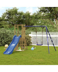 Aire de jeux d'extérieur bois de pin imprégné | Mobilier & Déco