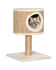 Arbre à chat avec appartement et griffoir 52 cm Herbiers marins | Mobilier & Déco