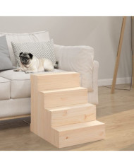 Escalier pour animaux de compagnie 40x49x47 cm Bois de pin | Mobilier & Déco