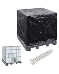 Housse de récipient IBC 8 œillets 116x100x120 cm | Mobilier & Déco