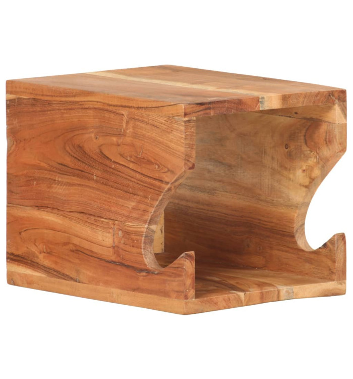 Support mural de vélos 35x25x25 cm Bois d'acacia massif | Mobilier & Déco