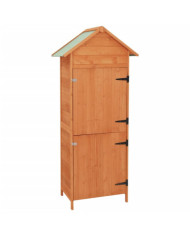 Armoire de rangement de jardin Marron 42,5x64x190 cm | Mobilier & Déco