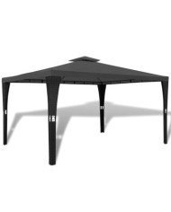 Tonnelle avec toit 3x4 m Gris foncé | Mobilier & Déco