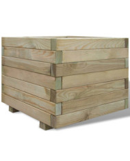 Lit surélevé 50x50x40 cm Bois Carré | Mobilier & Déco