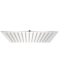 Tête de douche plongeante carrée en acier inoxydable 30x30 cm | Mobilier & Déco