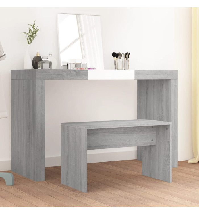 Tabouret de toilette Sonoma gris 70x35x45 cm Bois d'ingénierie | Mobilier & Déco