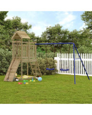 Aire de jeux d'extérieur bois de pin imprégné | Mobilier & Déco