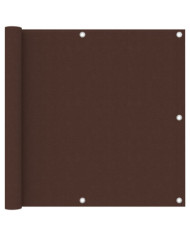 Écran de balcon Marron 90x500 cm Tissu Oxford | Mobilier & Déco