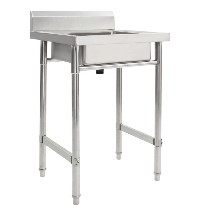 Évier de cuisine Seul lavabo Acier inoxydable | Mobilier & Déco