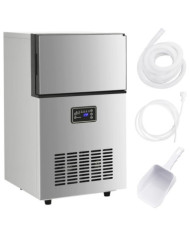 Appareil à glaçons argenté 45 kg / 24 h | Mobilier & Déco