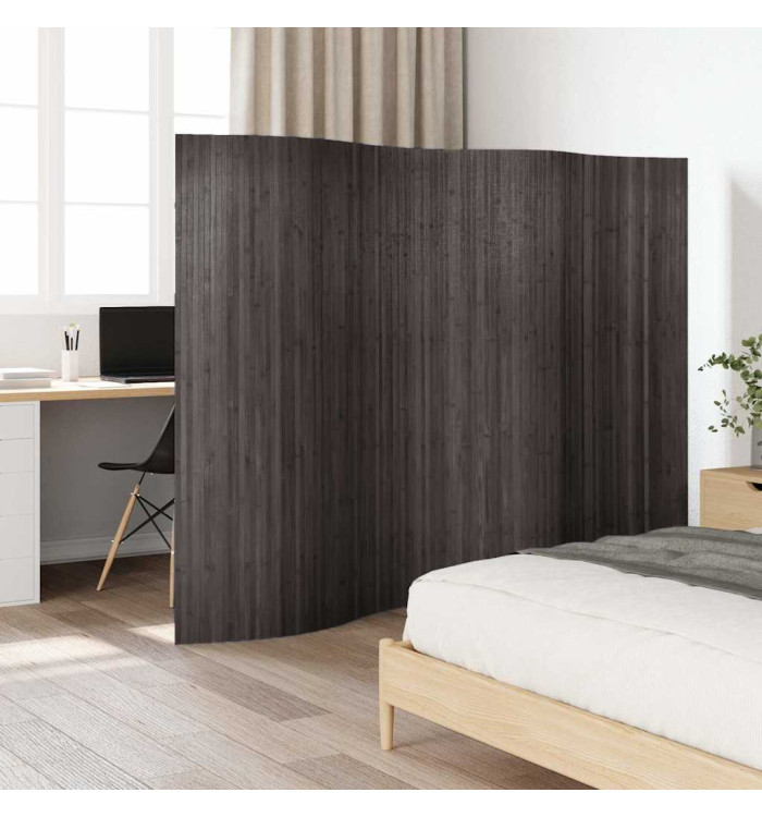 Cloison de séparation Bambou Gris 250 x 165 cm | Mobilier & Déco