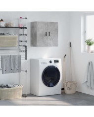 Armoire murale gris béton 60x31x60 cm bois d'ingénierie | Mobilier & Déco
