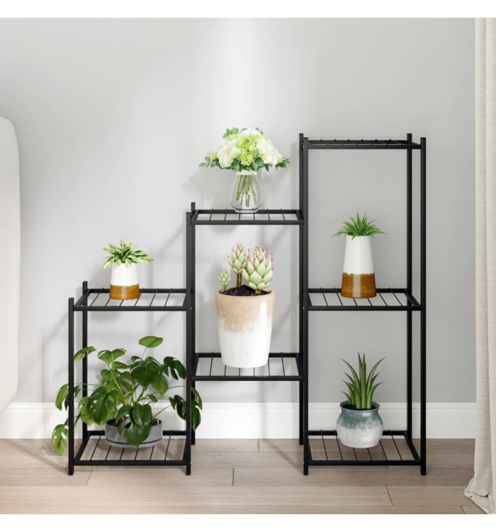 Jardinière 83x25x80 cm Noir Fer | Mobilier & Déco