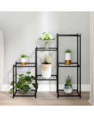 Jardinière 83x25x80 cm Noir Fer | Mobilier & Déco