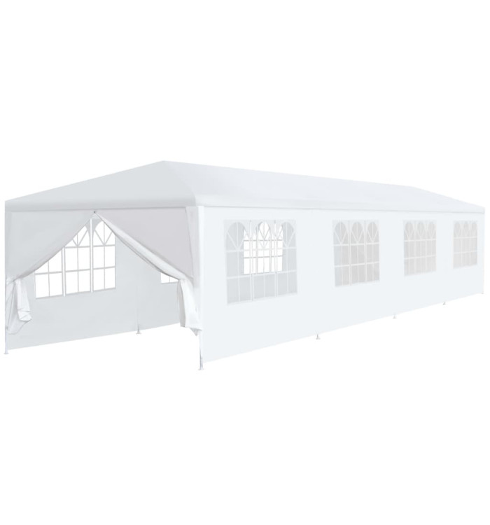 Tonnelle de jardin 3x12 m Blanc | Mobilier & Déco