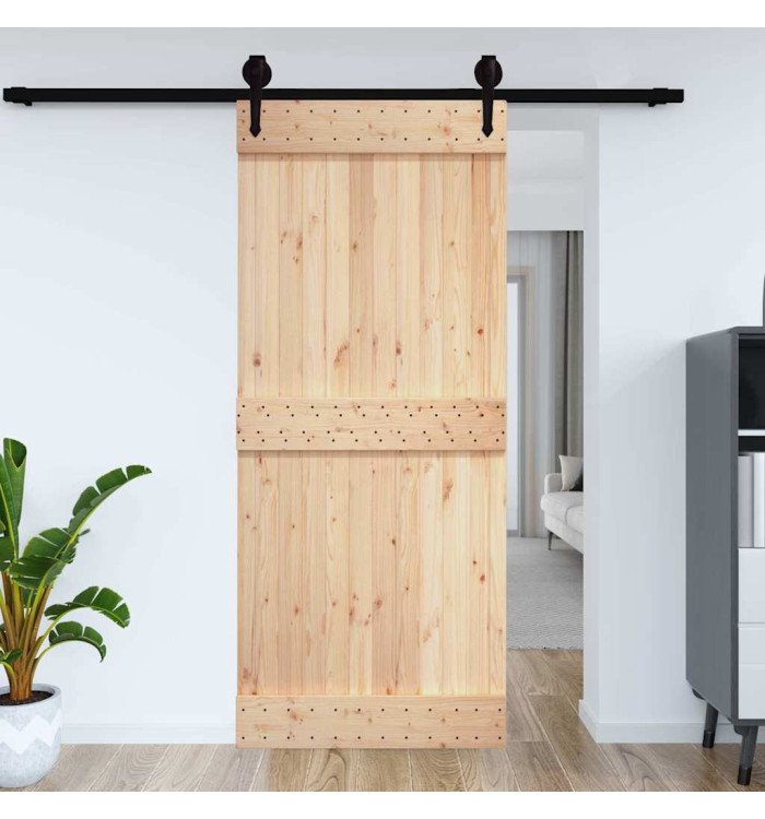 Porte NARVIK 70x210 cm bois massif de pin | Mobilier & Déco