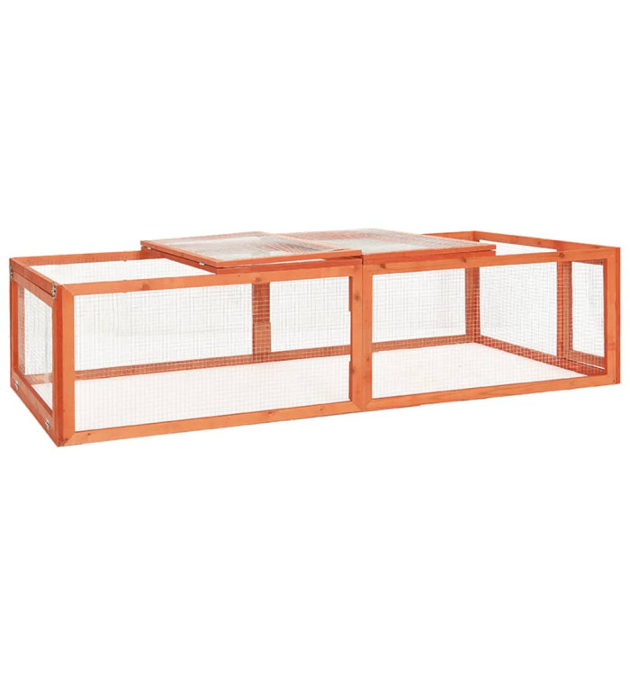 Clapier 183x90x46,5 cm Bois de sapin massif | Mobilier & Déco