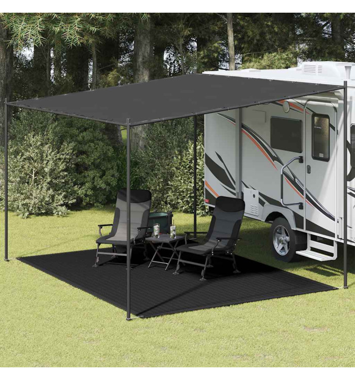 Tapis de tente 300x400 cm Noir | Mobilier & Déco