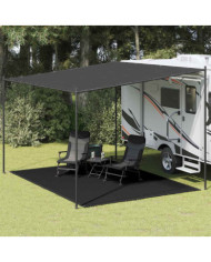 Tapis de tente 300x400 cm Noir | Mobilier & Déco