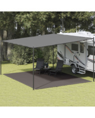 Tapis de tente 400x500 cm Anthracite | Mobilier & Déco