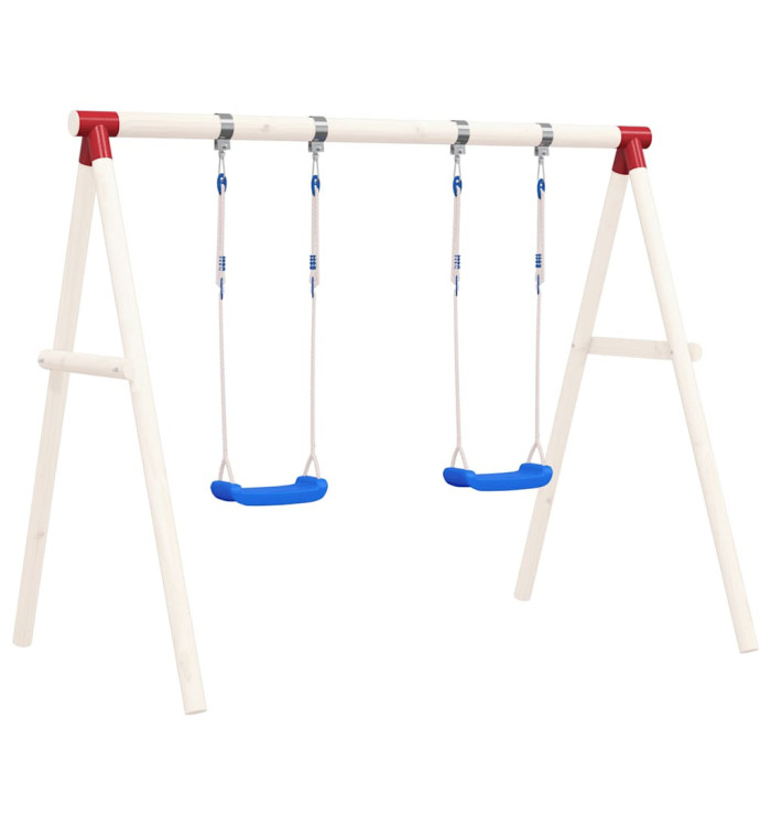 Sièges de balançoire avec cordes 2 pcs bleu 38x16 cm PE | Mobilier & Déco