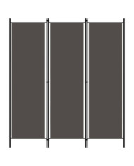 Cloison de séparation 3 panneaux Anthracite 150x180 cm | Mobilier & Déco