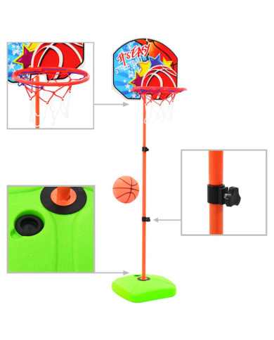 Ensemble de panier et de ballon de basket pour enfants | Mobilier & Déco