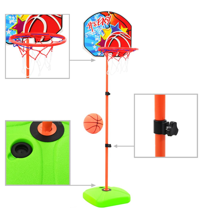 Ensemble de panier et de ballon de basket pour enfants | Mobilier & Déco