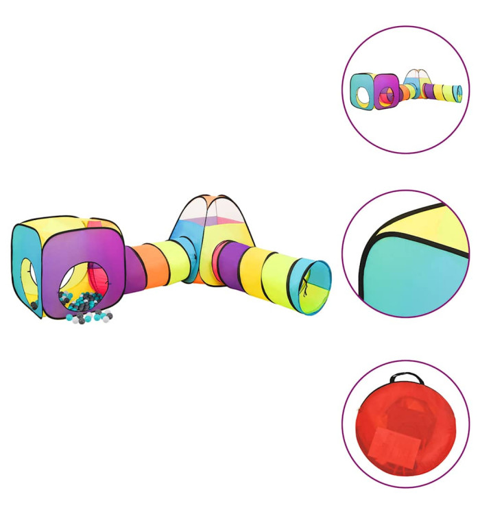 Tente de jeu pour enfants avec 250 balles Multicolore | Mobilier & Déco