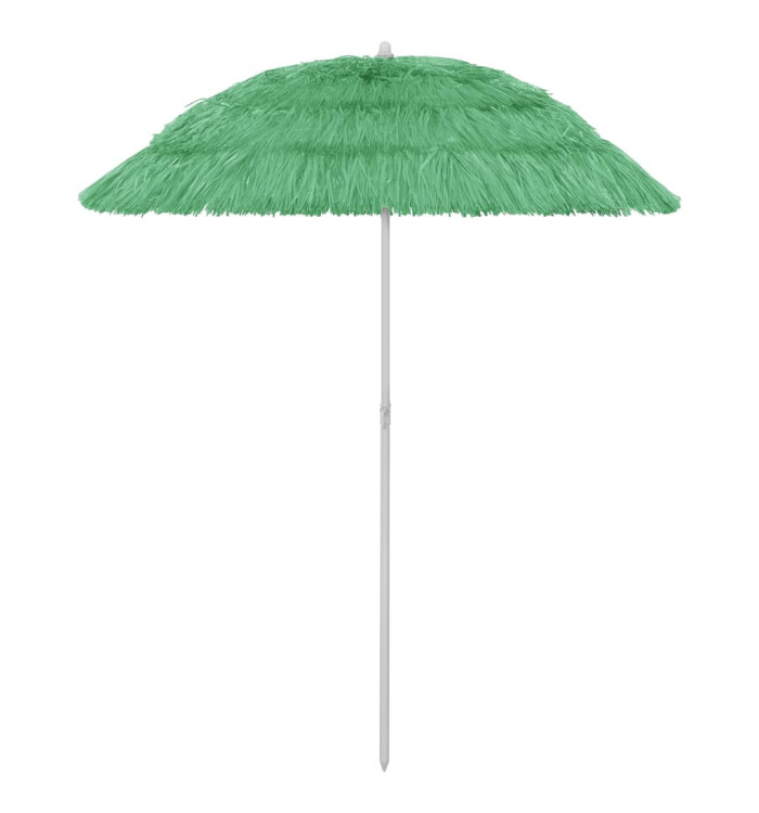 Parasol de plage Hawaii vert 180 cm | Mobilier & Déco