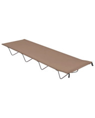 Lit de camping 180x60x19 cm Tissu Oxford et acier Taupe | Mobilier & Déco