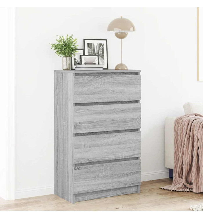 Buffet Sonoma gris 60x35x98,5 cm Bois d'ingénierie | Mobilier & Déco