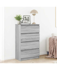 Buffet Sonoma gris 60x35x98,5 cm Bois d'ingénierie | Mobilier & Déco