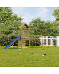 Aire de jeux d'extérieur bois de pin imprégné | Mobilier & Déco
