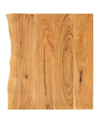 Dessus de meuble-lavabo de salle de bain Acacia 58x52x2,5 cm | Mobilier & Déco