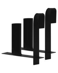 Distributeurs de bandes de clôture d'intimité 2 pcs Acier | Mobilier & Déco