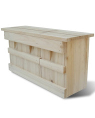 Nichoir pour moineau 44 x 15,5 x 21,5 cm | Mobilier & Déco