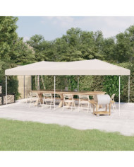 Tente de réception pliable Crème 3x6 m | Mobilier & Déco