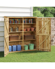 Abri à outils de jardin 163x50x171 cm Bois de pin solide | Mobilier & Déco