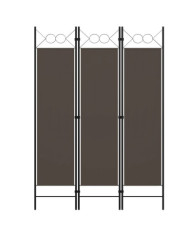 Cloison de séparation 3 panneaux Anthracite 120x180 cm | Mobilier & Déco