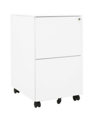 Classeur mobile Blanc 39x45x67 cm Acier | Mobilier & Déco
