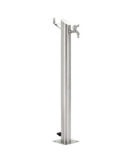 Colonne à eau de jardin ronde Acier inoxydable 95 cm | Mobilier & Déco