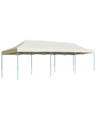 Tente de réception pliable escamotable 3x9 m crème | Mobilier & Déco