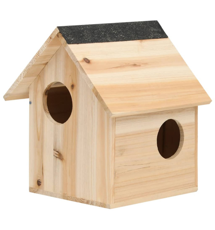 Maison pour écureuils Bois de sapin massif 26x25x29 cm | Mobilier & Déco