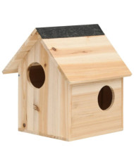 Maison pour écureuils Bois de sapin massif 26x25x29 cm | Mobilier & Déco