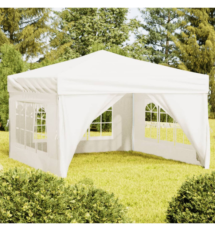 Tente de réception pliable avec parois Crème 3x3 m | Mobilier & Déco