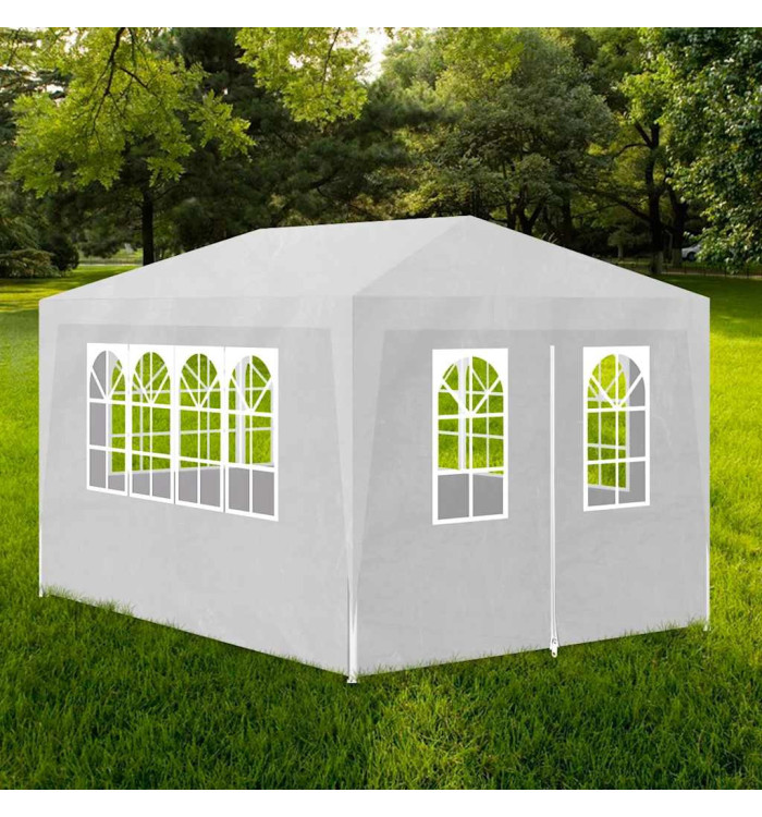 Tente de réception 3x4 m Blanc | Mobilier & Déco