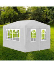 Tente de réception 3x4 m Blanc | Mobilier & Déco
