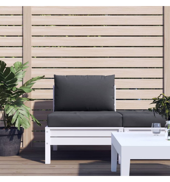 Coussins de palette lot de 2 anthracite tissu oxford | Mobilier & Déco