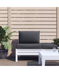 Coussins de palette lot de 2 anthracite tissu oxford | Mobilier & Déco